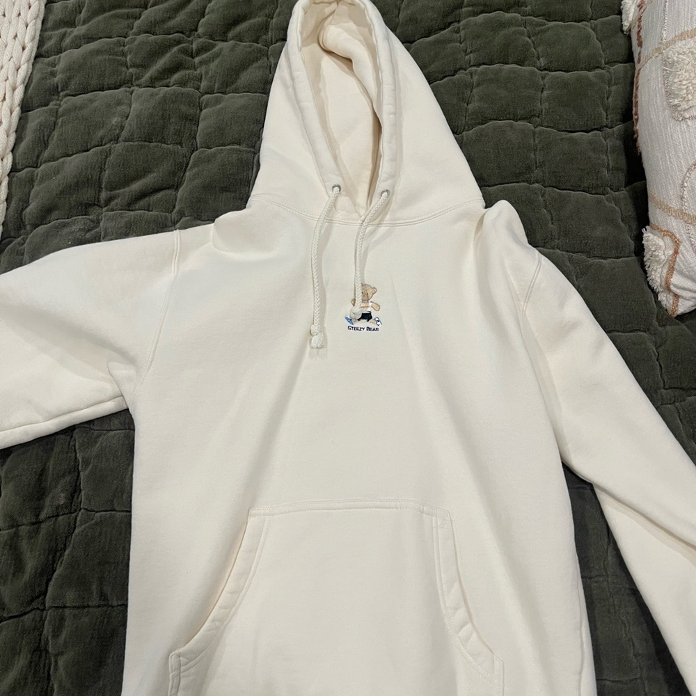 Women’s Cream Hoodie - Steezy Bear